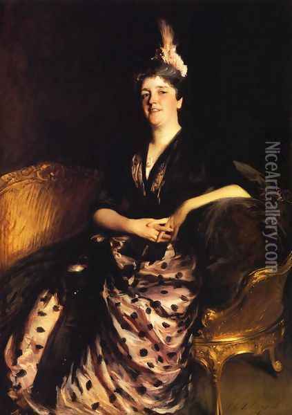 Mrs. Edward Darley Boit Oil Painting - John Singer Sargent