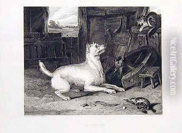 The Intruder Oil Painting - Sir Edwin Henry Landseer