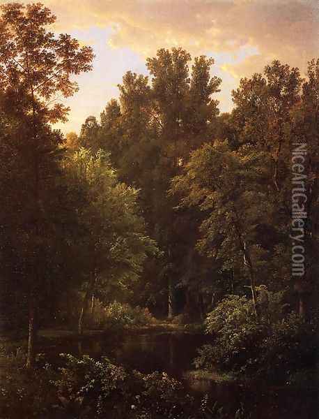 Forest Pool Oil Painting - William Trost Richards