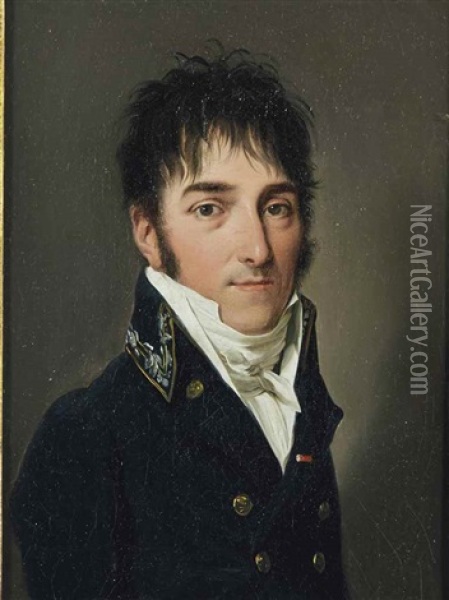 Portrait De Jean-louis Lefevre Oil Painting - Louis Leopold Boilly