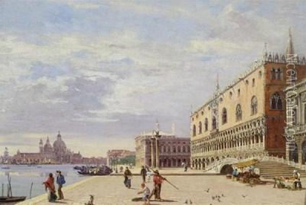 Palazzo Ducale, Venice Oil Painting - Antonietta Brandeis