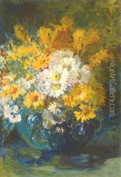Blumenstuck Oil Painting - Helene Cramer