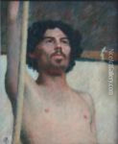 Portrait De Saint-jean Oil Painting - Claude Emile Schuffenecker