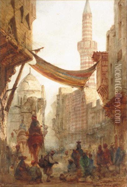 Grand Hein, Cairo Oil Painting - Andrew MacCallum