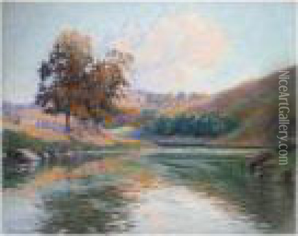 La Vallee De La Creuse Oil Painting - Paul Madeline