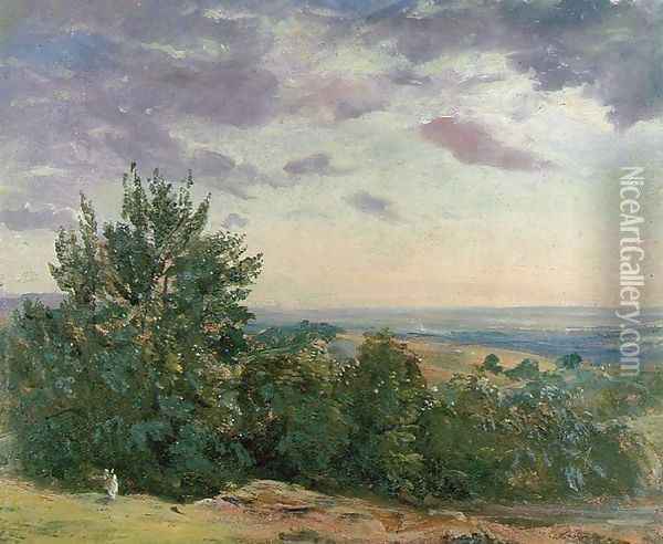 Hampstead Heath, Looking Towards Harrow Oil Painting - John Constable
