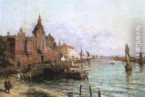 Marine Oil Painting - Gustave Mascart