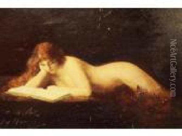 Untitled Oil Painting - Jean-Jacques Henner