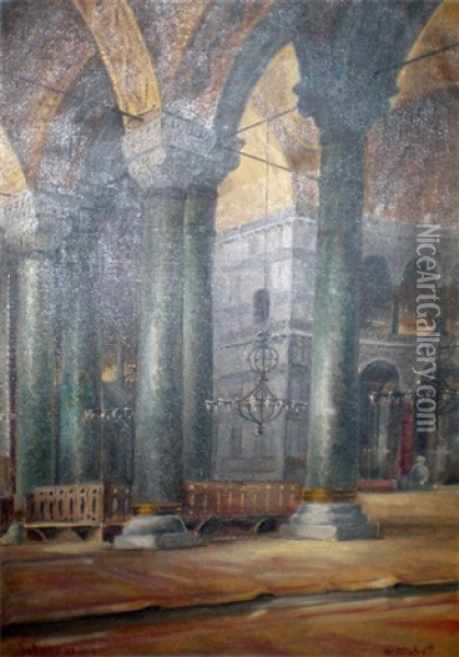 Ayasofya Oil Painting - Wladimir Petroff