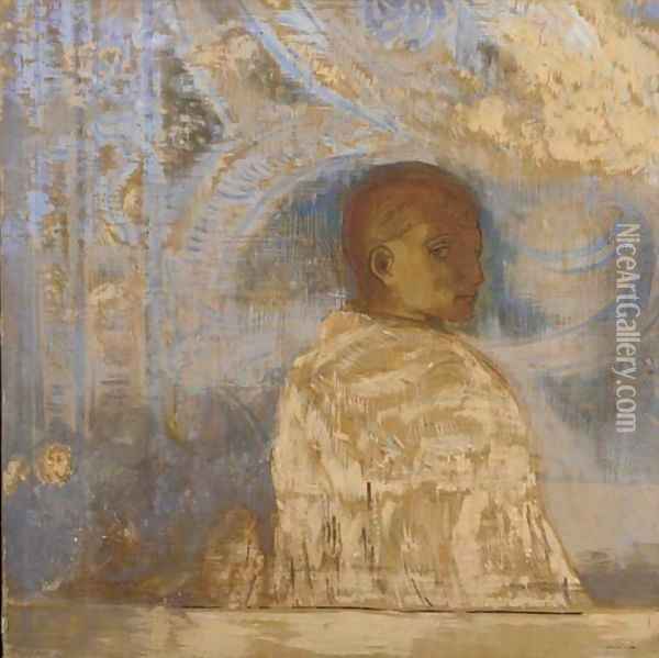 Le regard Oil Painting - Odilon Redon