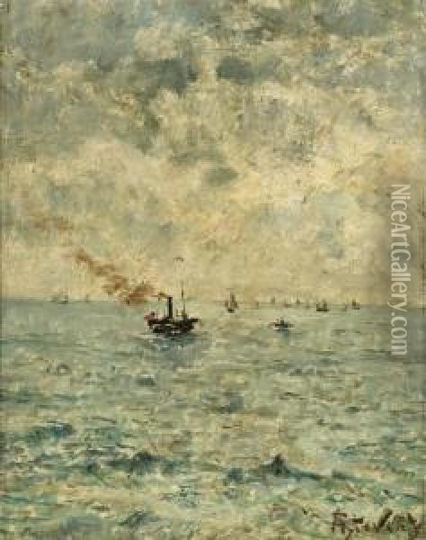 Marine Oil Painting - Aime Stevens