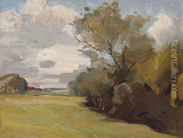 Landscape Oil Painting - George C. Bell