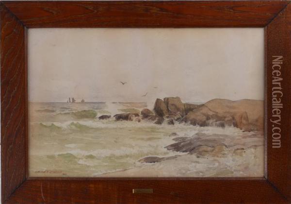 On The Coast - Cape Ann Oil Painting - Carlton Theodore Chapman