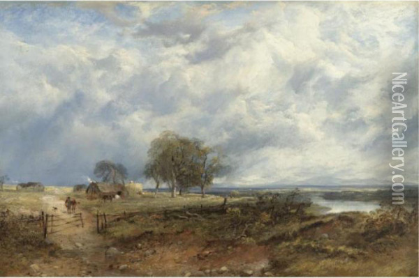 Near The River Tay Oil Painting - Horatio McCulloch
