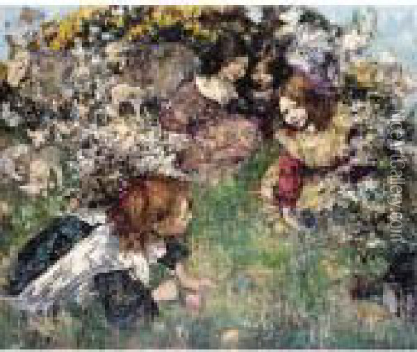 Easter Oil Painting - Edward Atkinson Hornel