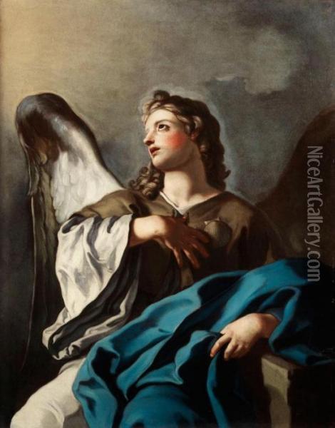 Bildnis Des Erzengel Raphael Oil Painting - Francesco Solimena