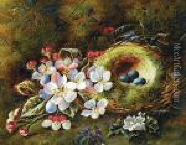 Nido Y Flores Oil Painting - George Clare