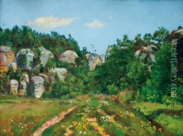 Nalada Z Komnatek Oil Painting - Frantisek Kavan