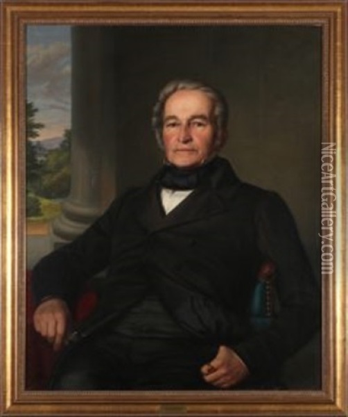 Portrait Des Georg Von Saint-george Oil Painting - Carl von Stralendorff