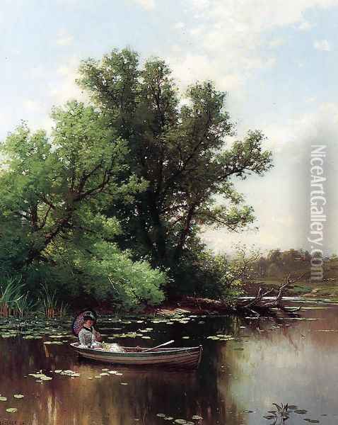 Drifting Oil Painting - Alfred Thompson Bricher