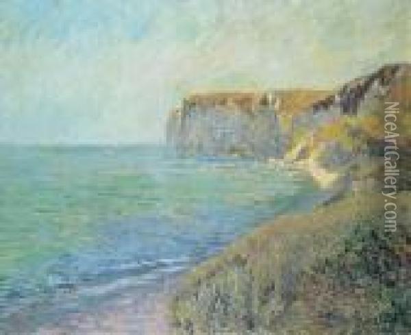 Falaises De Saint-jouin, Normandie Oil Painting - Gustave Loiseau
