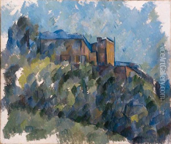 Le Chteau Noir Oil Painting - Paul Cezanne