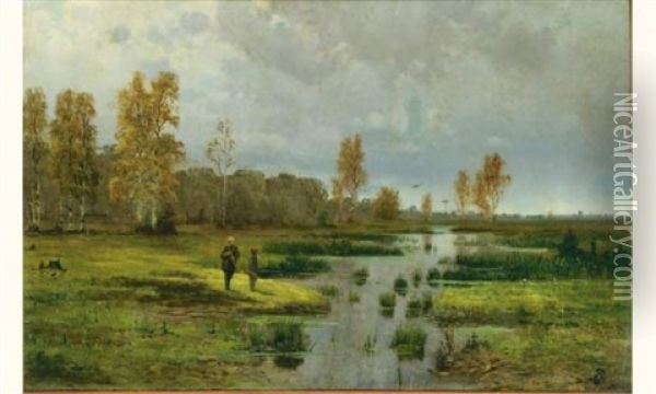 Paysage Oil Painting - Fyodor Alexandrovich Vasil'yev