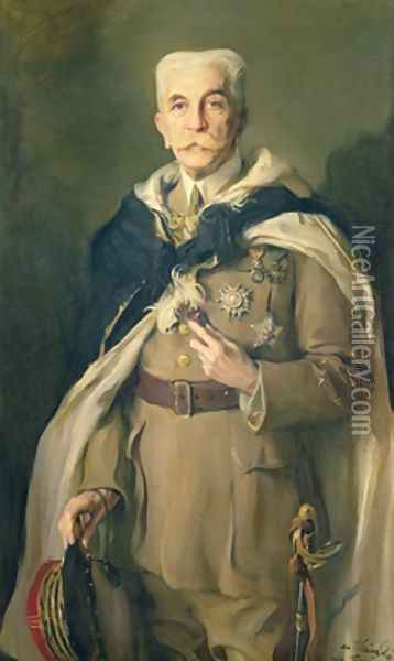 Marshal Louis Hubert Gonzalve Lyautey 1854-1934 Oil Painting - Philip Alexius De Laszlo