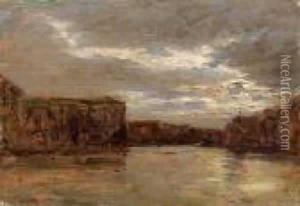 Venezia, Canal Grande Oil Painting - Guglielmo Ciardi