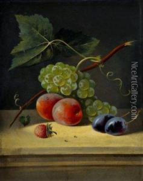 Zatisie S Hroznom Oil Painting - Lambert Van Bokkelen