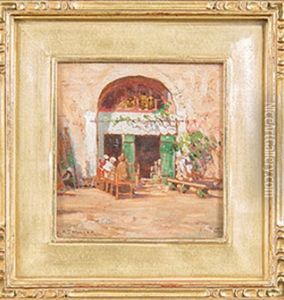 Algiers Scene Oil Painting - Addison Thomas Millar