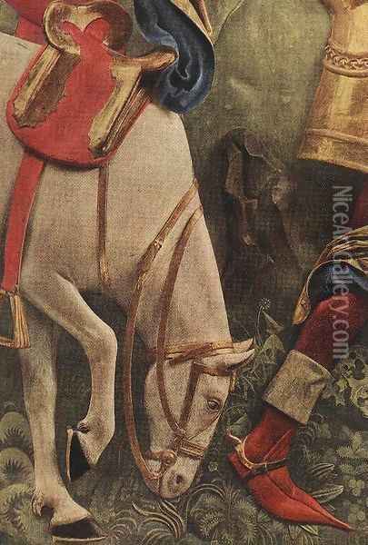 High Altar of St Mary (a horse) Oil Painting - Veit Stoss