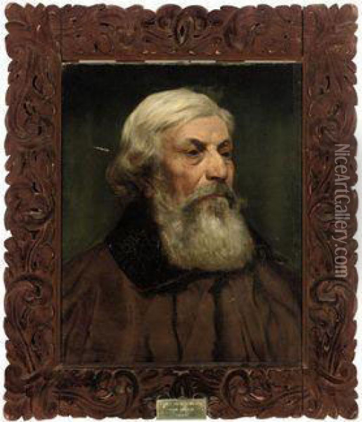Portrait Of An Italian Gentleman Oil Painting - Thomas Bowman Garvie
