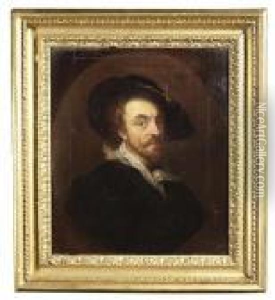 Self-portrait. Oil/canvas Oil Painting - Peter Paul Rubens
