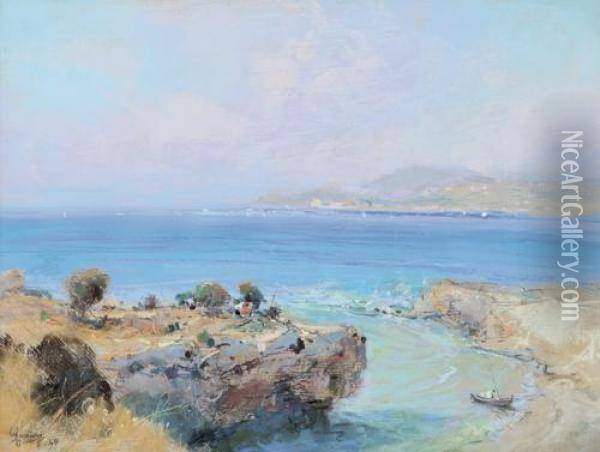 Paesaggio Marino Oil Painting - Giuseppe Casciaro