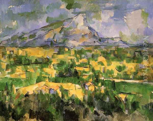 Mont Sainte Victoire Oil Painting - Paul Cezanne