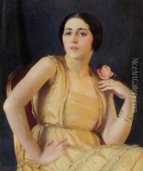 Little Russian Oil Painting - William Macgregor Paxton