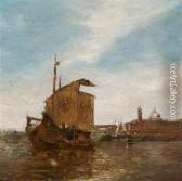 Venice: The Guidecca Oil Painting - James Holland