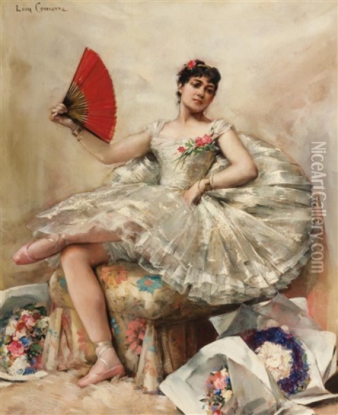 Portrait Of Rosita Mauri Oil Painting - Leon Francois Comerre