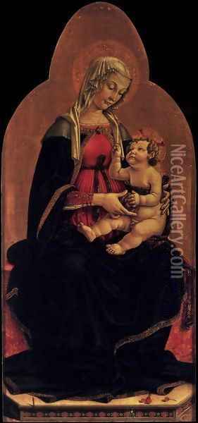 Madonna and Child Oil Painting - D'amelia Piermatteo