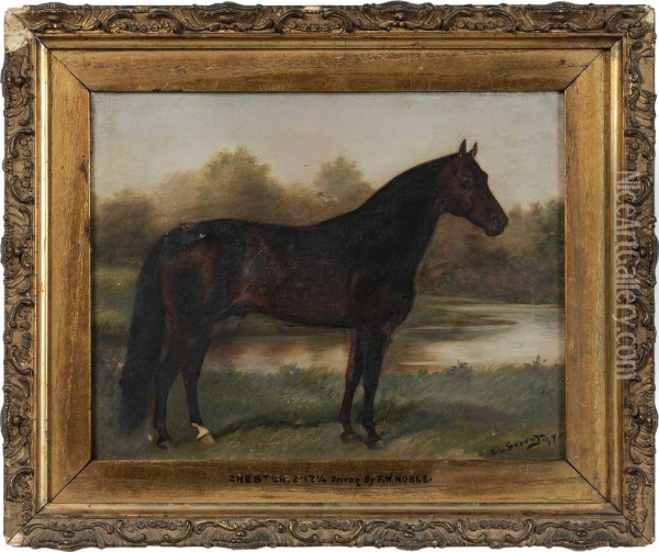 Chester, 2-12 1/4 Driven By F.w. Noble Oil Painting - Lucas Essie Leone Seavey