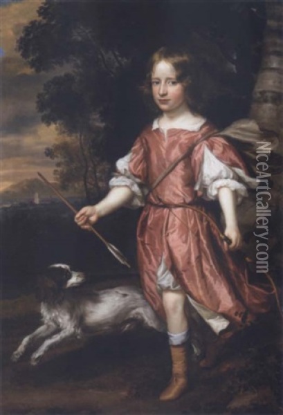 Portrait Of A Boy (charles Lennox, Duke Of Richmond?) Oil Painting - Jan Mytens