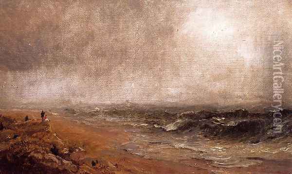 Looking out to Sea Oil Painting - Jasper Francis Cropsey