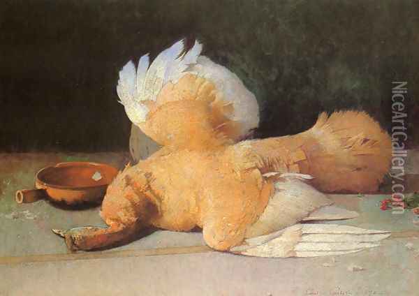 Still Life with Dead Game Oil Painting - Emil Carlsen