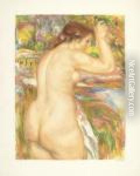 Nu. Oil Painting - Pierre Auguste Renoir