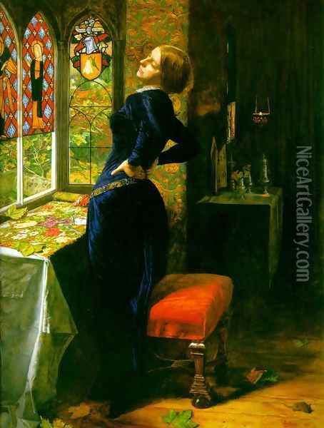 Mariana in the Moated Grange Oil Painting - Sir John Everett Millais