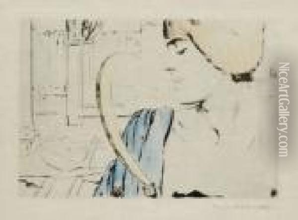 Sire Halewyn (legende De Sire Halewyn) Oil Painting - Fernand Khnopff