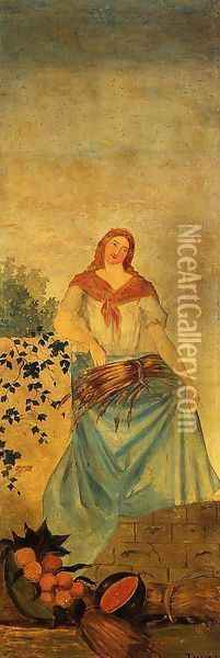 The Four Seasons Summer Oil Painting - Paul Cezanne