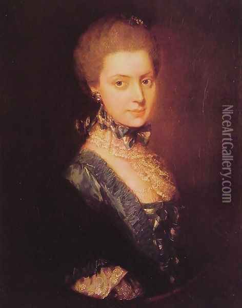 Elizabeth Wrottesley Oil Painting - Thomas Gainsborough