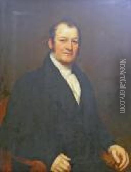 Half Length Portrait Of A Gentleman Oil Painting - Sir Thomas Lawrence